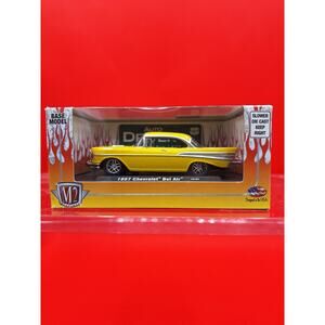 2010 M2 Machines 1957 Chevrolet Bel Air 12-01 #1228 Yellow China 1:64 Scale